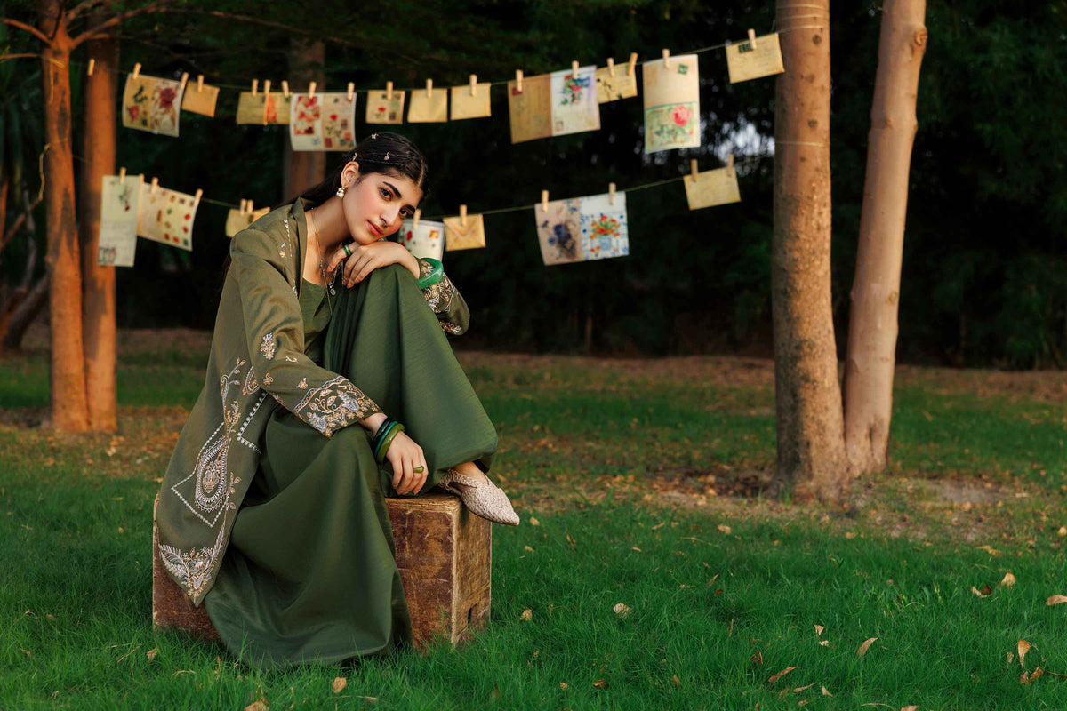 Embroidered Jacket - PW25-547 for Women - Pret Collection | Nishat | Shop Online 