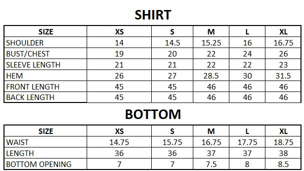 Size Guide
