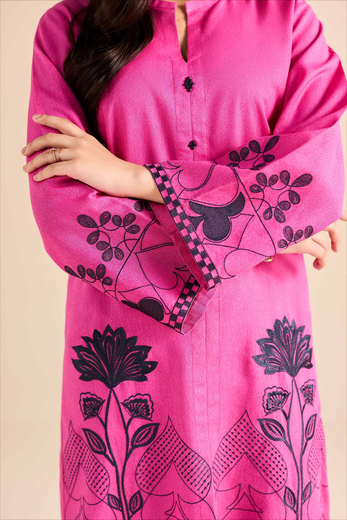 Embroidered Shirt - PW25-568 for Women - Pret Collection | Nishat | Shop Online