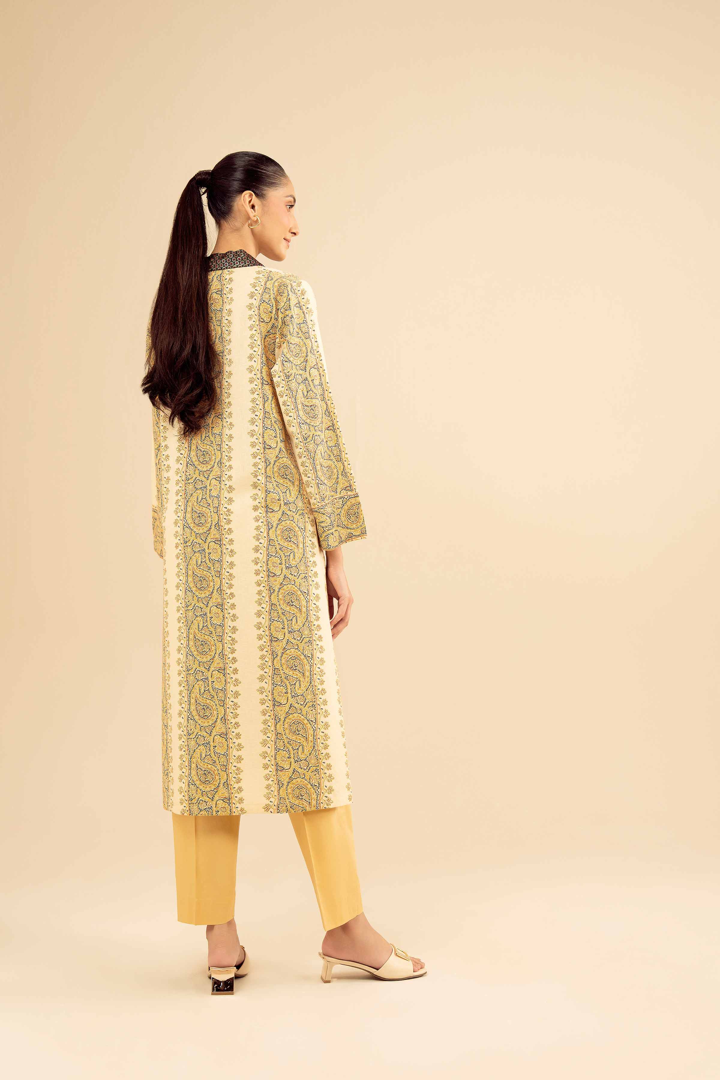 Printed Embroidered Shirt - PW25-569 for Women - Pret Collection | Nishat | Shop Online