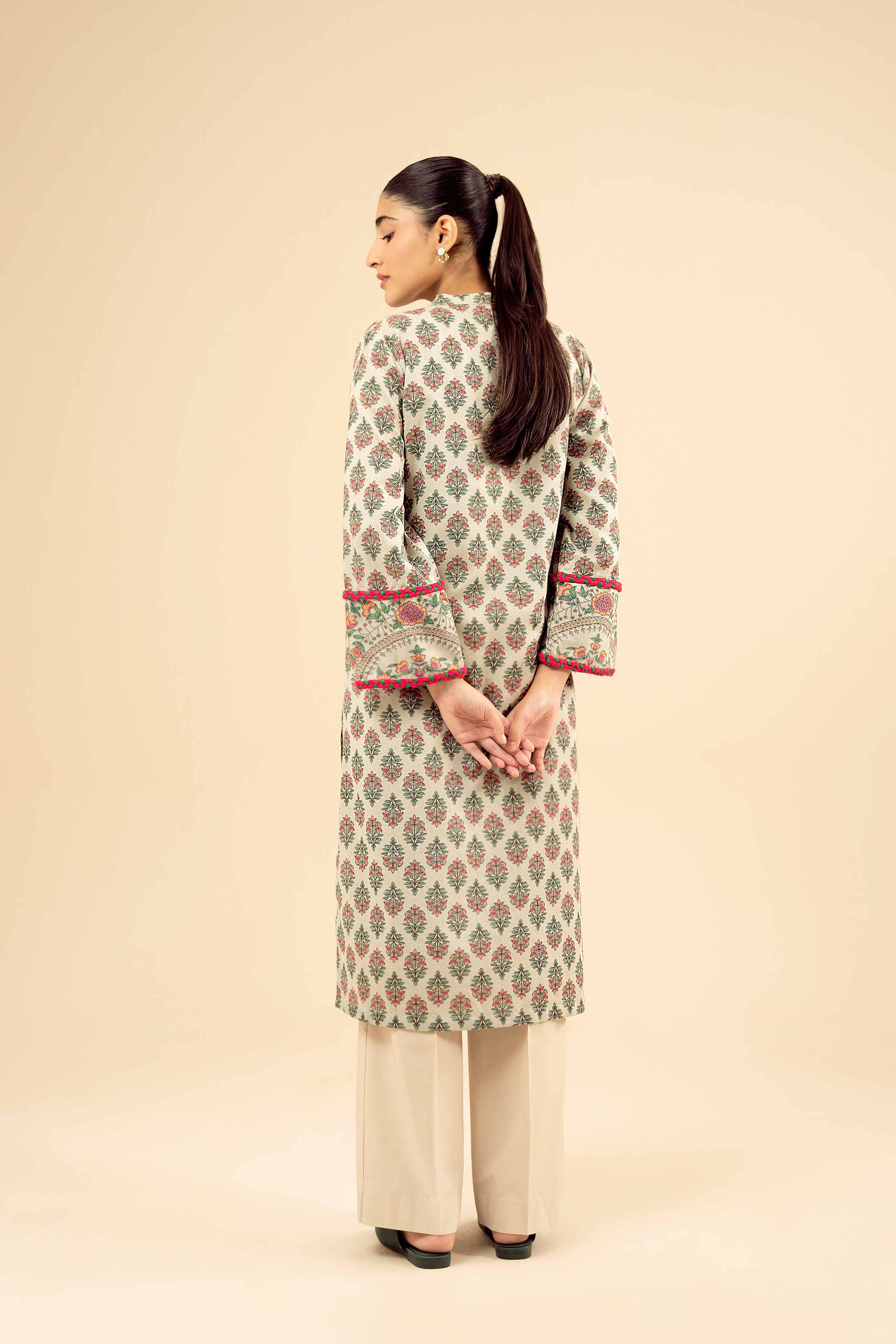 Printed Shirt - PW25-573 for Women - Pret Collection | Nishat | Shop Online