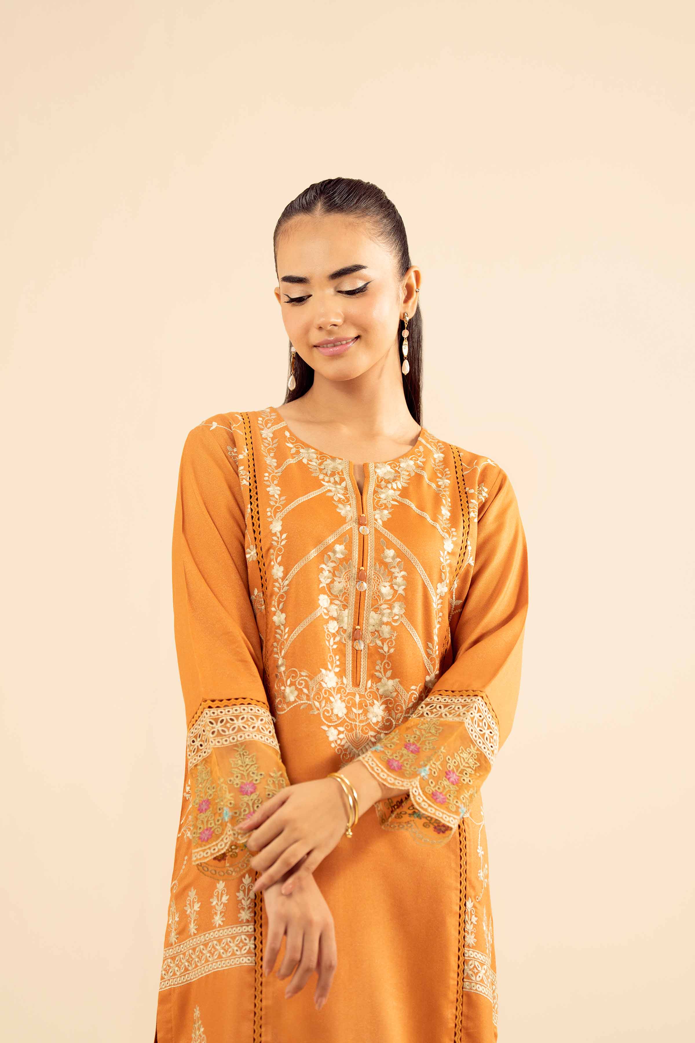 2 Piece - Embroidered Suit - PW25-577 for Women - Pret Collection | Nishat | Shop Online
