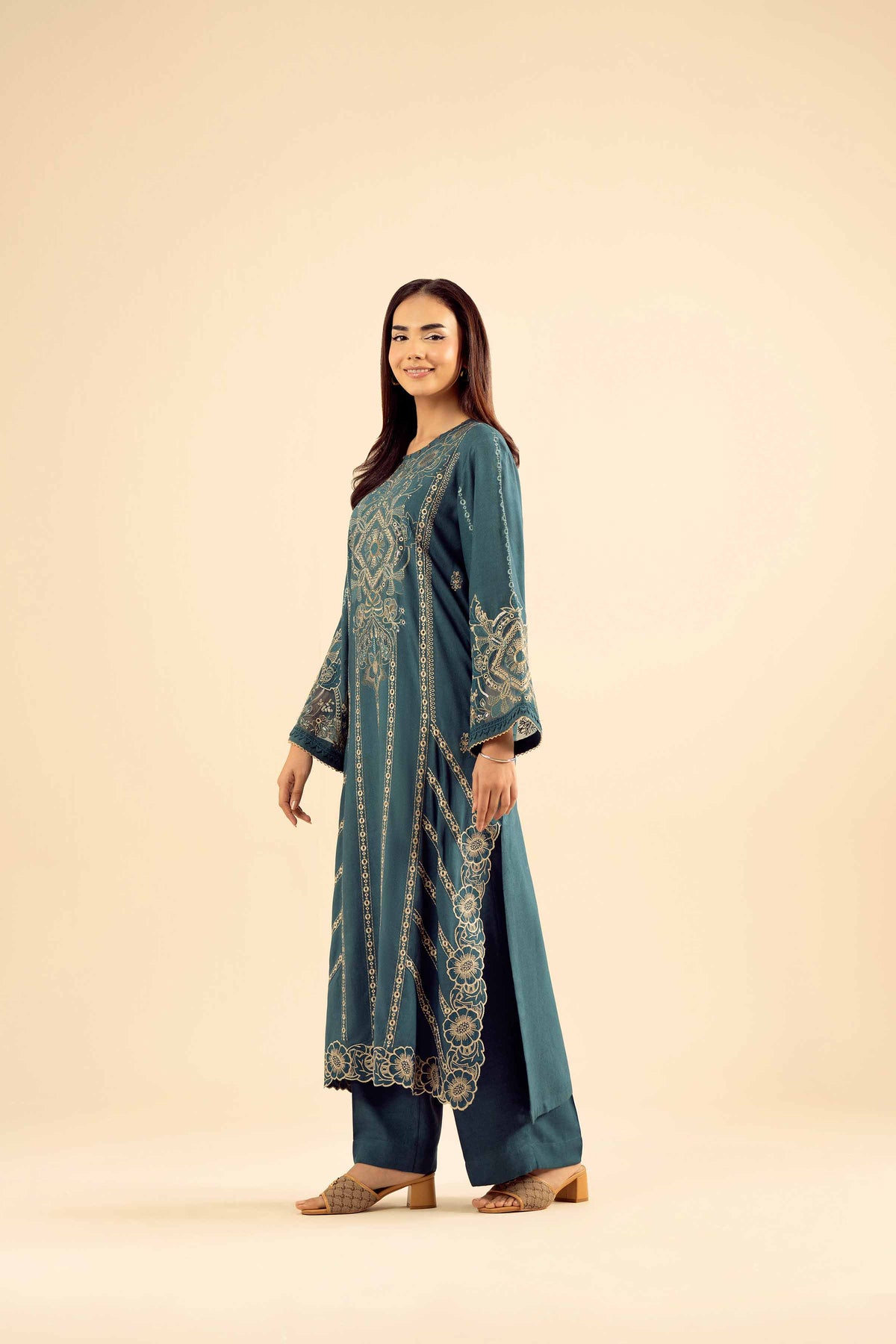 2 Piece - Embroidered Suit - PW25-578 for Women - Pret Collection | Nishat | Shop Online