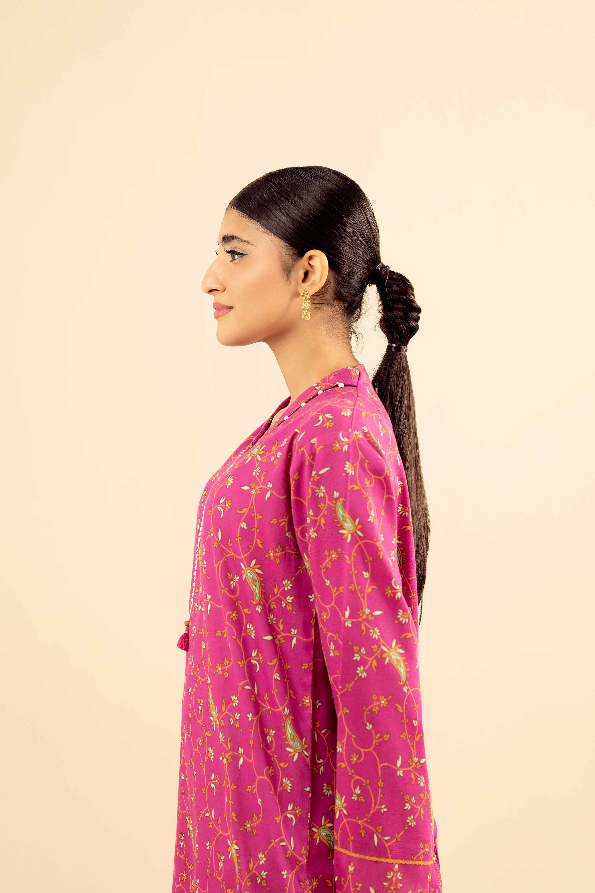 Printed Kurta - PW25-583 for Women - Pret Collection | Nishat | Shop Online
