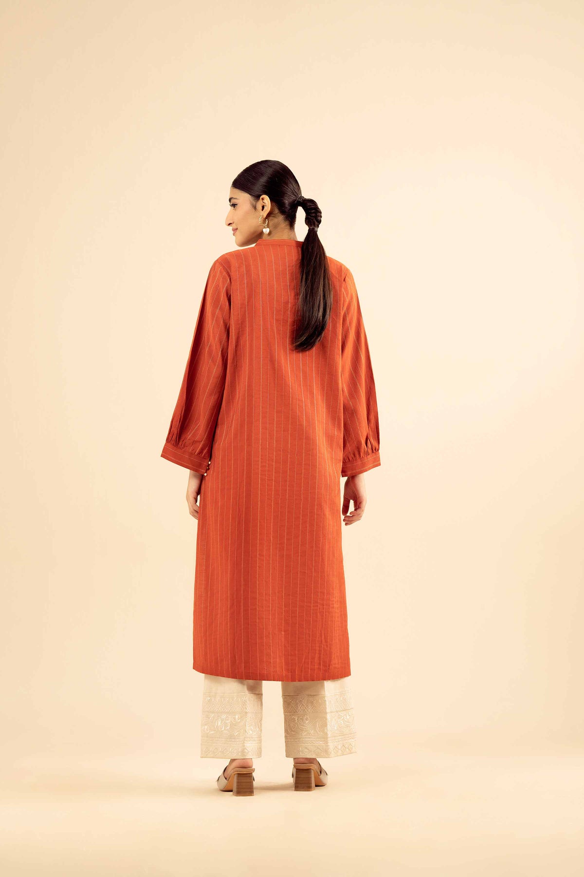 Basic Shirt - PW25-585 for Women - Pret Collection | Nishat | Shop Online