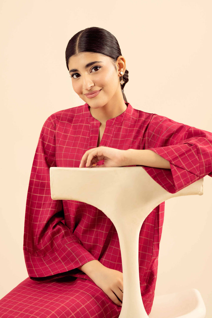 Basic Shirt - PW25-586 for Women - Pret Collection | Nishat | Shop Online