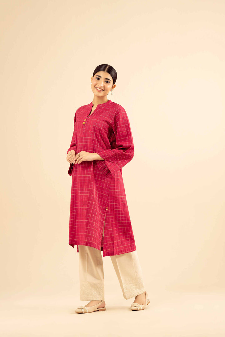 Basic Shirt - PW25-586 for Women - Pret Collection | Nishat | Shop Online