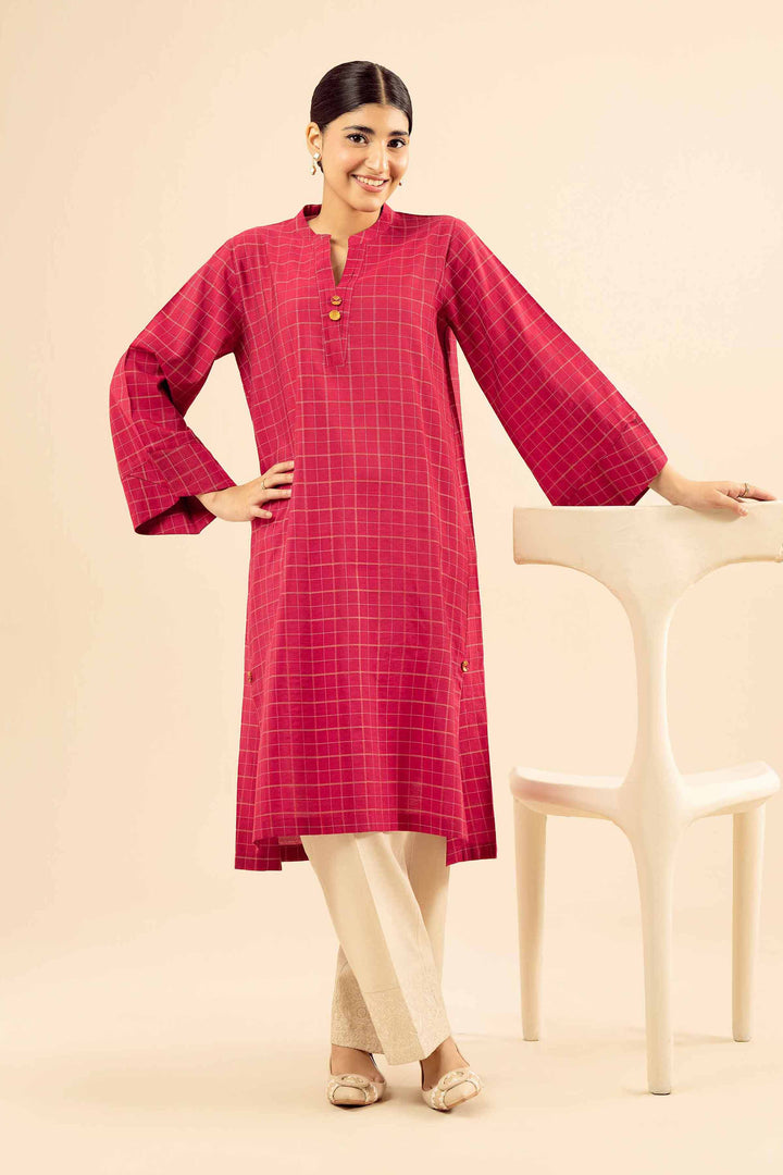 Basic Shirt - PW25-586 for Women - Pret Collection | Nishat | Shop Online