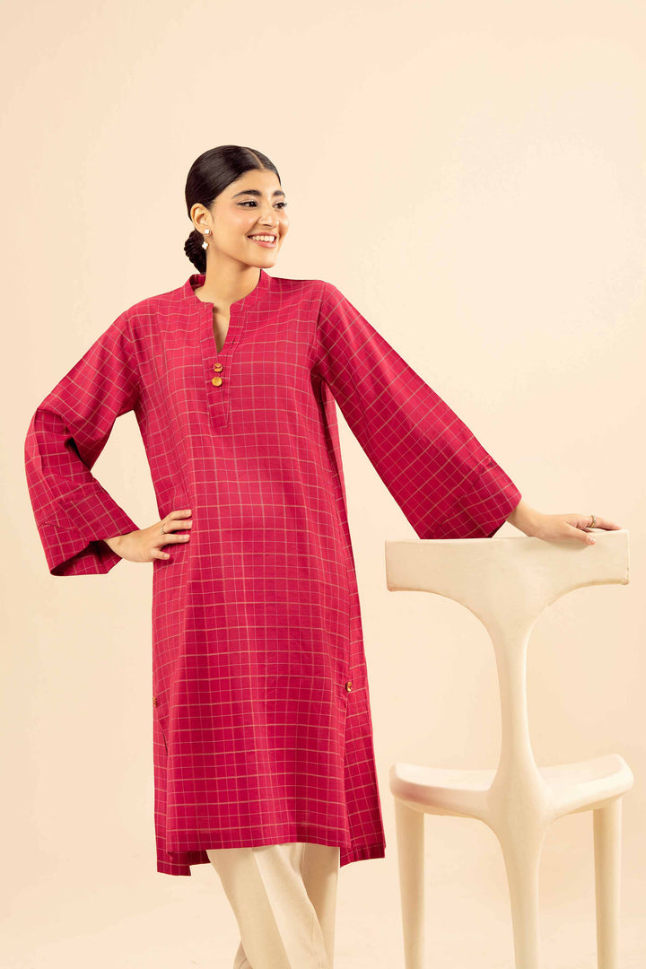 Basic Shirt - PW25-586 for Women - Pret Collection | Nishat | Shop Online