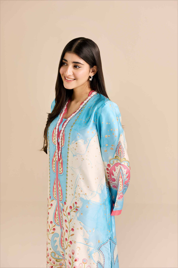 Printed Shirt - PW25-588 for Women - Pret Collection | Nishat | Shop Online