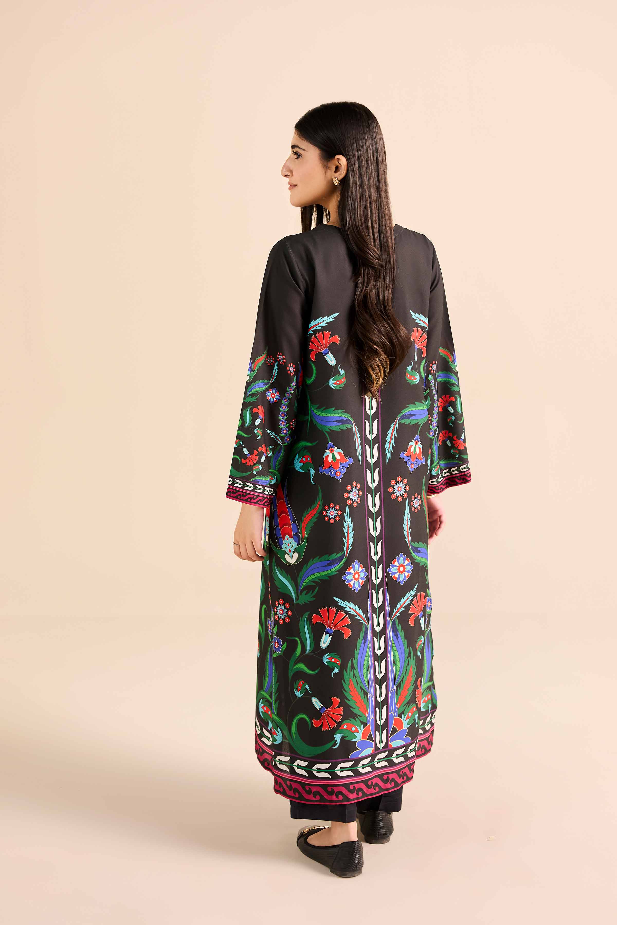 Printed Shirt - PW25-590 for Women - Pret Collection | Nishat | Shop Online