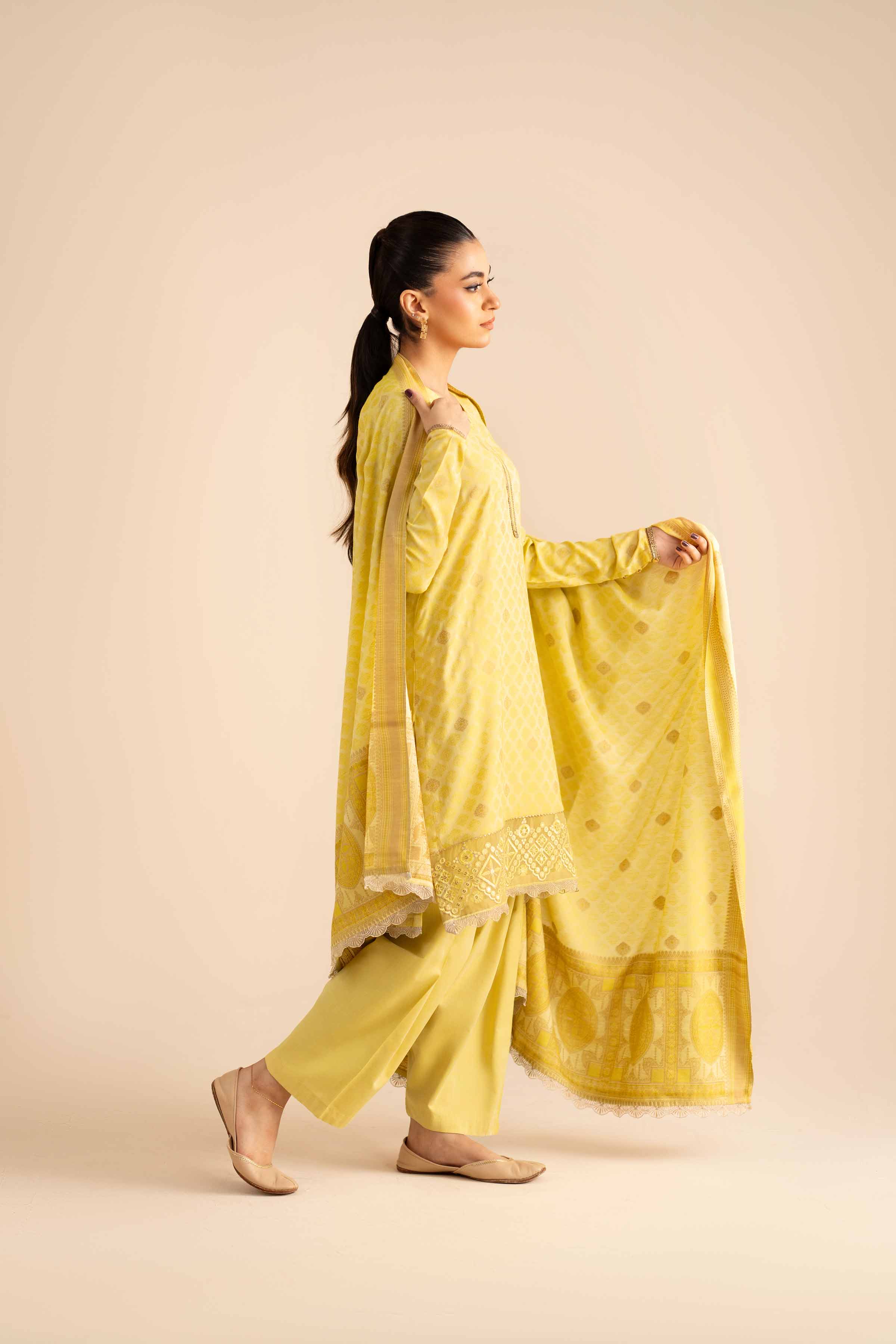 3 Piece - Basic Suit - PW25-593 for Women - Pret Collection | Nishat | Shop Online