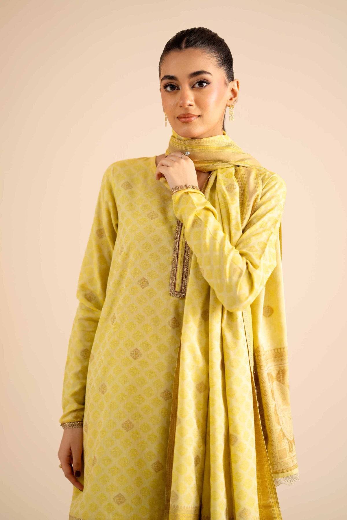 3 Piece - Basic Suit - PW25-593 for Women - Pret Collection | Nishat | Shop Online