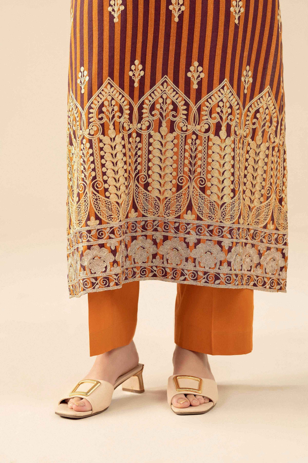 3 Piece - Printed Embroidered Suit - PW25-84 for Women - Pret Collection | Nishat | Shop Online 