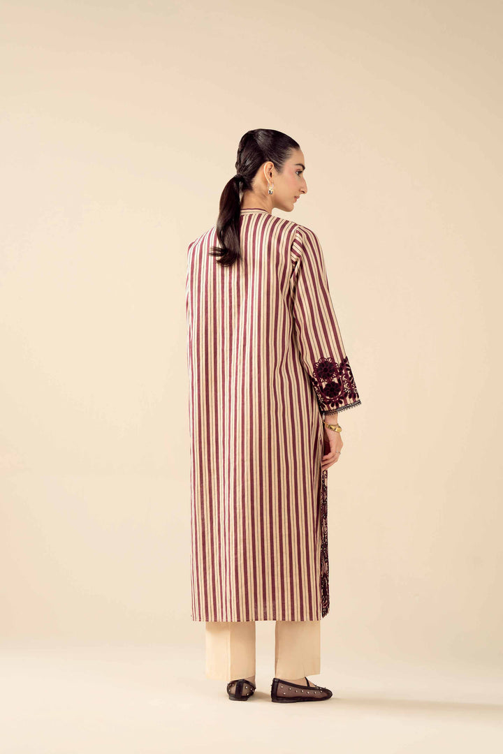 3 Piece - Printed Embroidered Suit - PW25-85 for Women - Pret Collection | Nishat | Shop Online