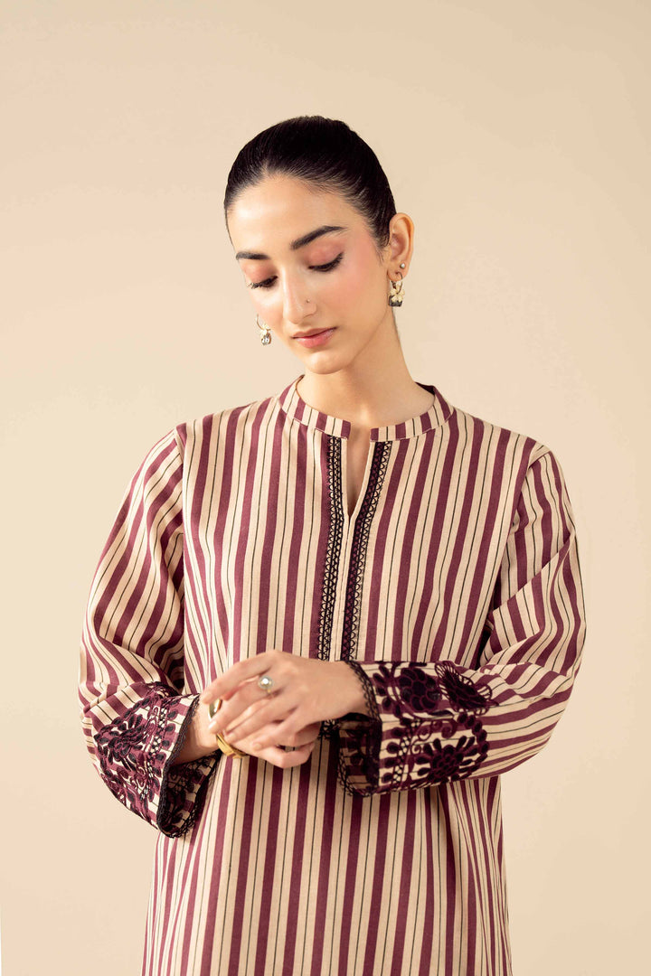 3 Piece - Printed Embroidered Suit - PW25-85 for Women - Pret Collection | Nishat | Shop Online