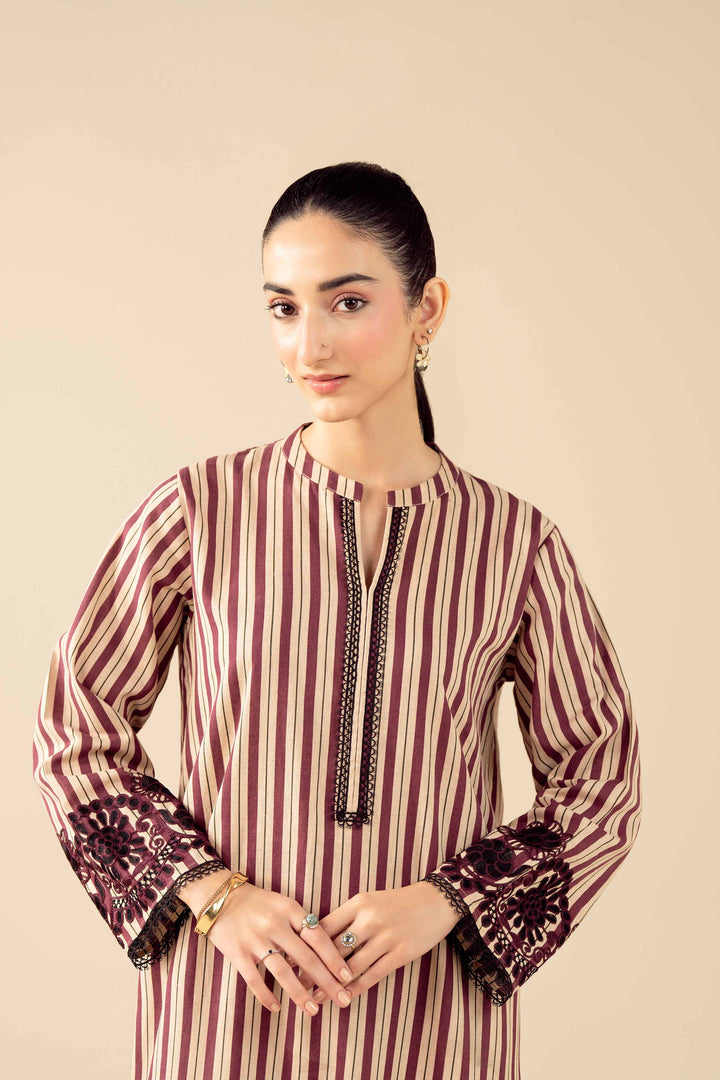 3 Piece - Printed Embroidered Suit - PW25-85 for Women - Pret Collection | Nishat | Shop Online