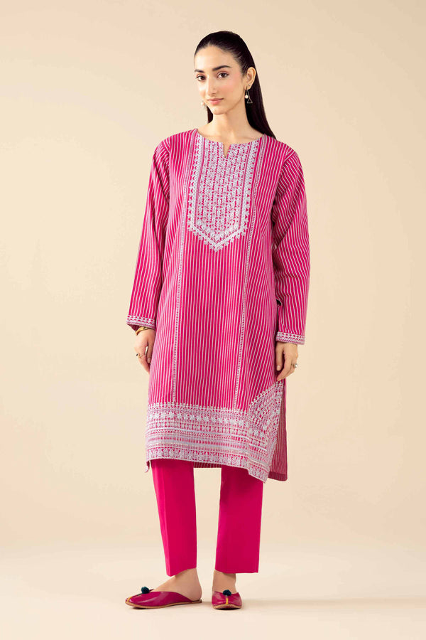 2 Piece - Printed Embroidered Suit - PW25-86 for Women - Pret Collection | Nishat | Shop Online