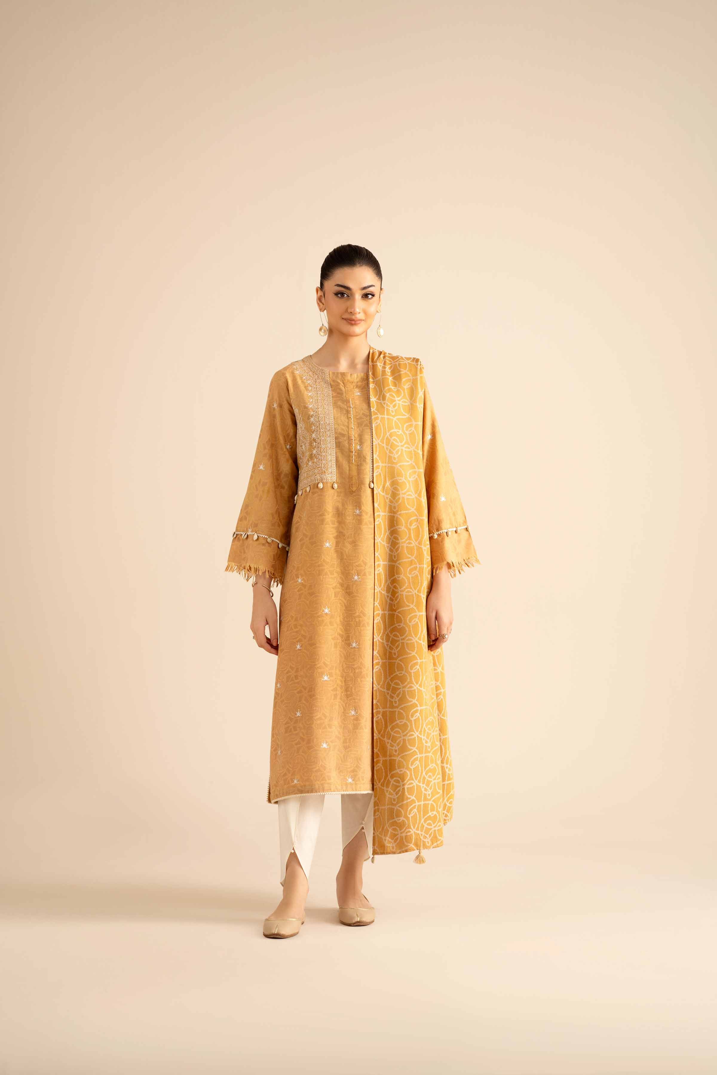 2 Piece - Embroidered Suit - PW25-92 for Women - Pret Collection | Nishat | Shop Online