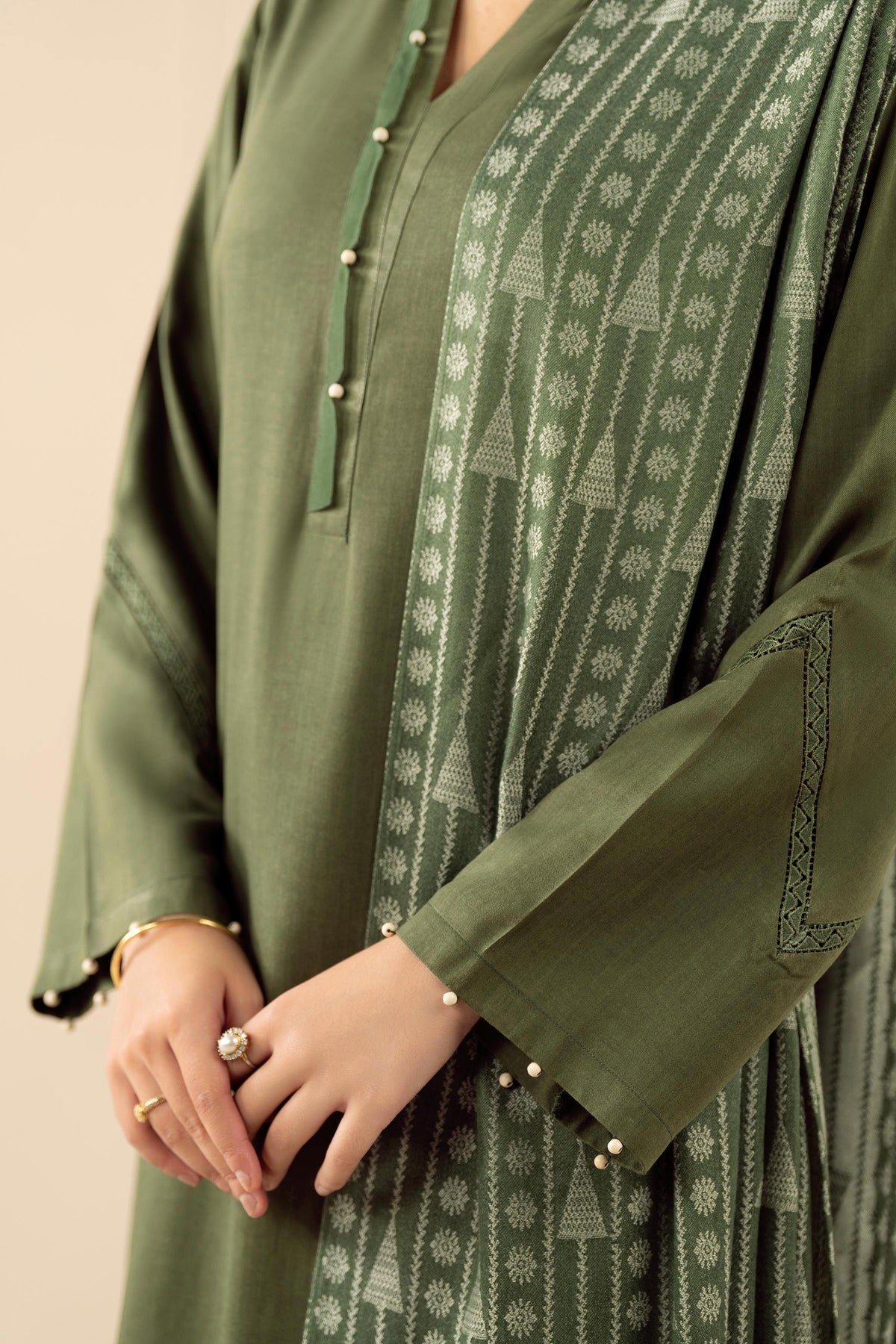 2 Piece - Embroidered Suit - PW25-99 for Women - Pret Collection | Nishat | Shop Online