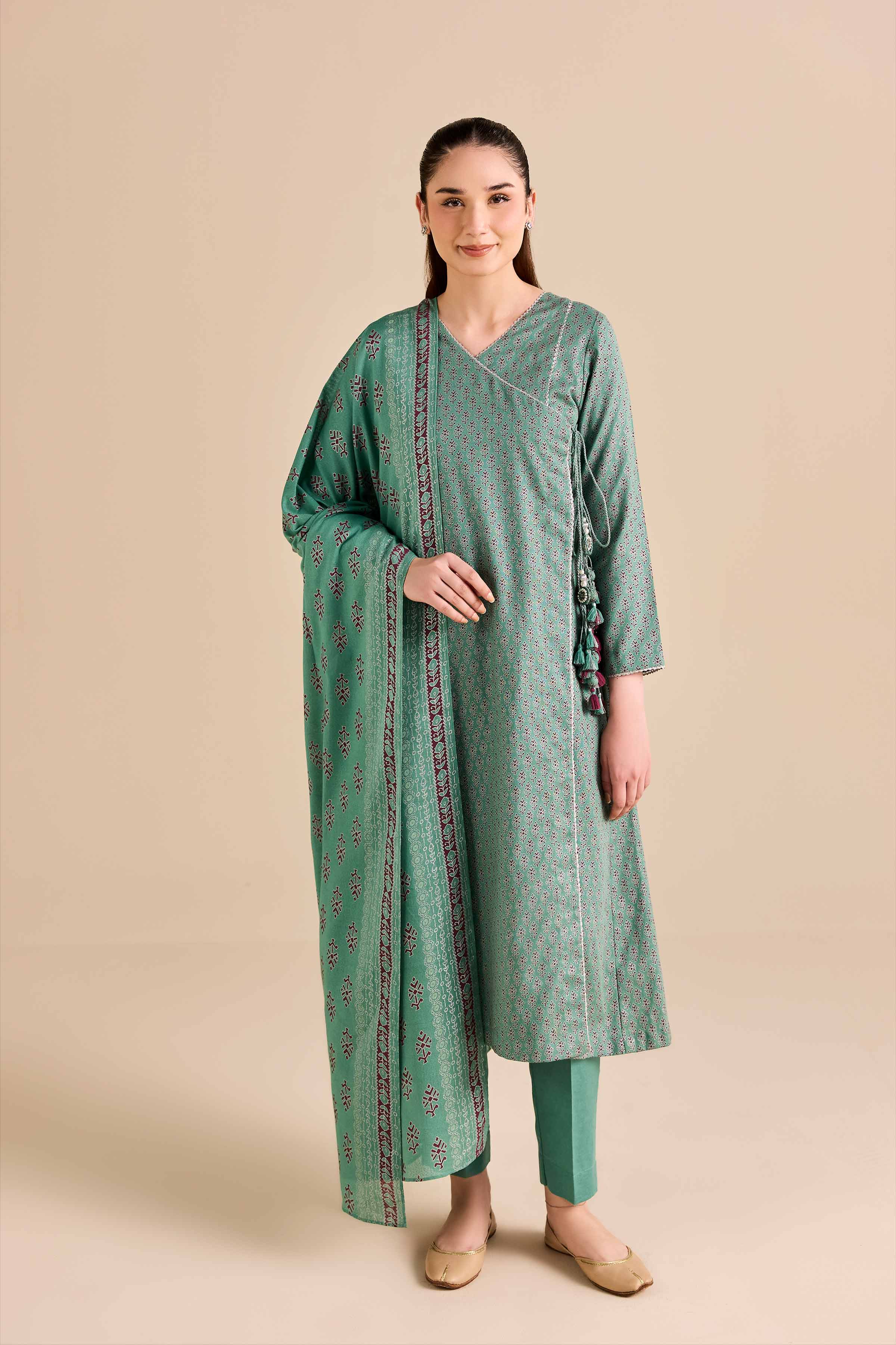 3 Piece - Printed Suit - PW25-494 for Women - Pret Collection | Nishat | Shop Online