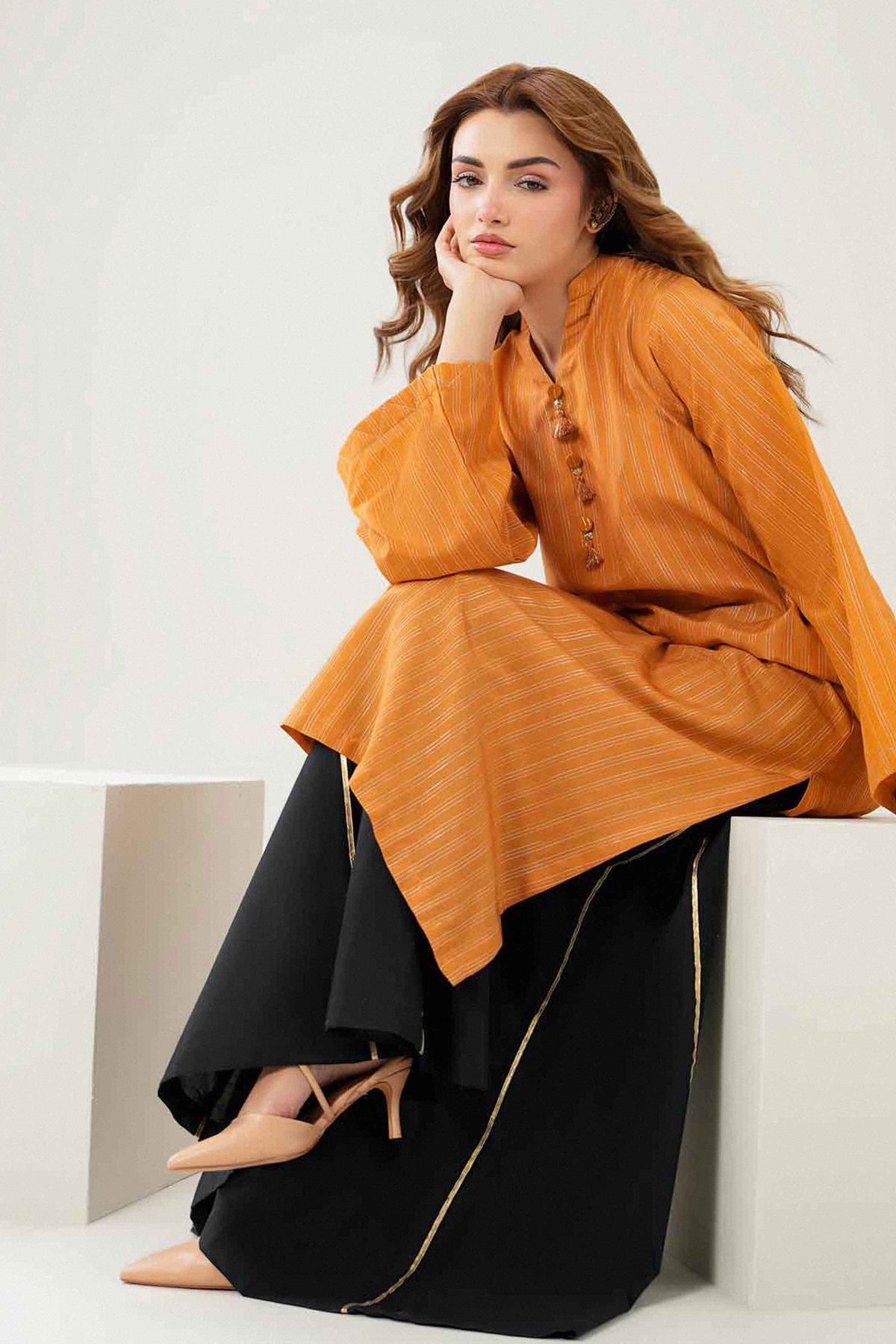 Printed Shirt - ST1J-AURA26WV3-2  for Women - Pret Collection | Nishat | Shop Online
