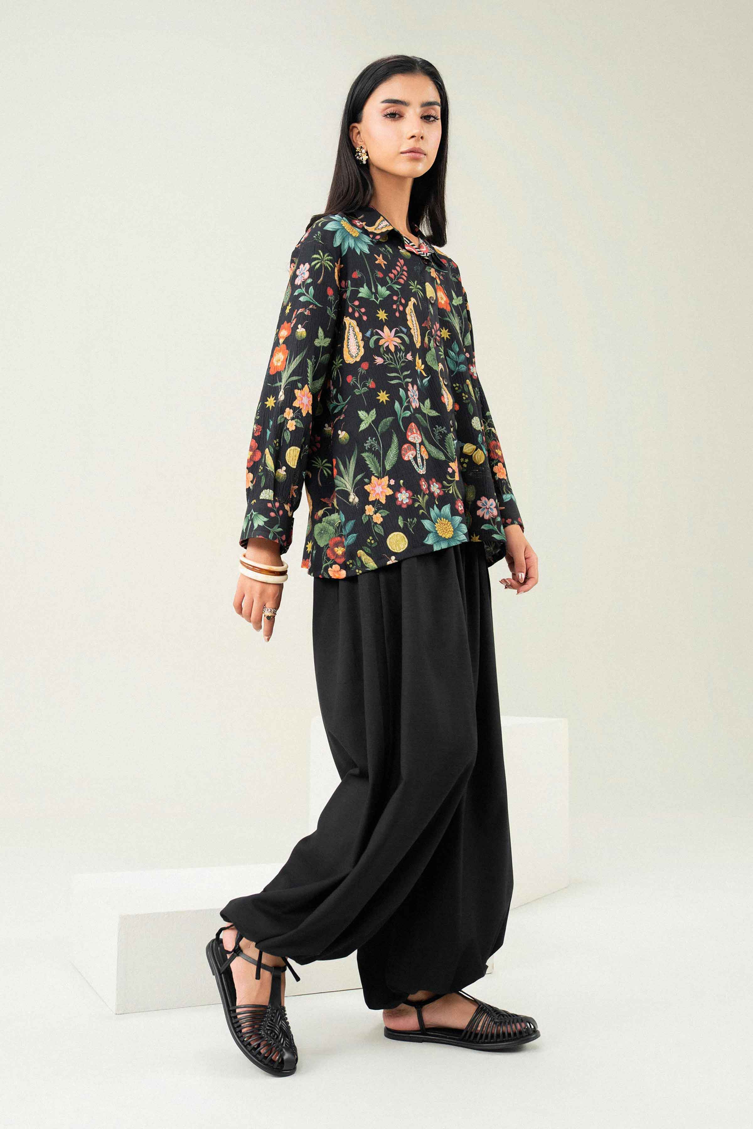 Printed Shirt - ST1J-AURA26WV3-5 for Women - Pret Collection | Nishat | Shop Online 