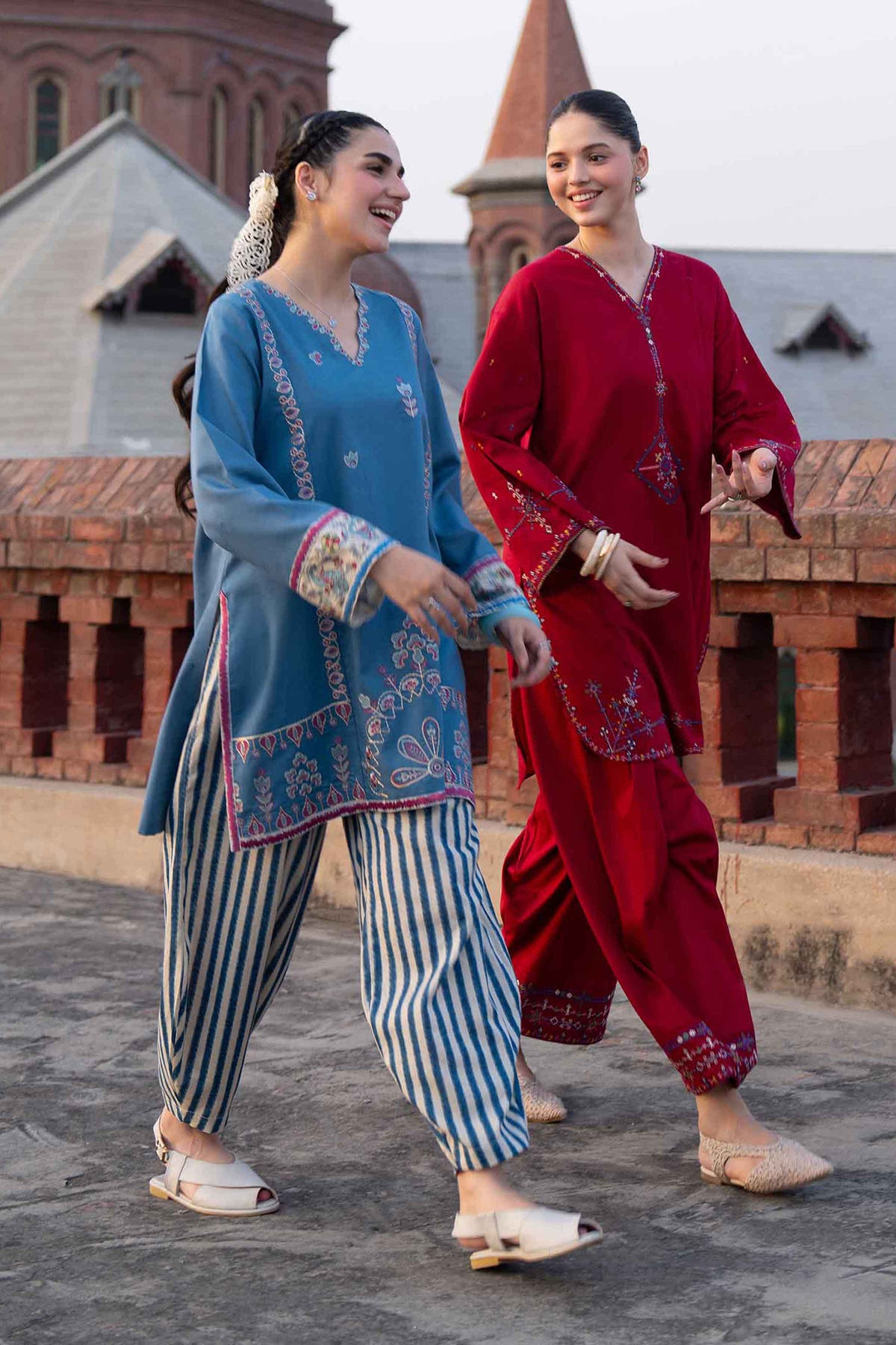 2 Piece - Printed Embroidered Suit - ST2STE-PRET26WV2-22 for Women - Pret Collection | Nishat | Shop Online