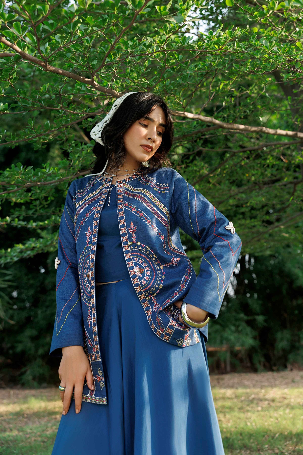 Printed Embroidered Jacket - ST1JE-PRET26WV2-2  for Women - Pret Collection | Nishat | Shop Online