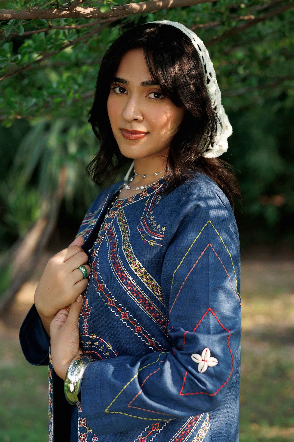 Printed Embroidered Jacket - ST1JE-PRET26WV2-2  for Women - Pret Collection | Nishat | Shop Online