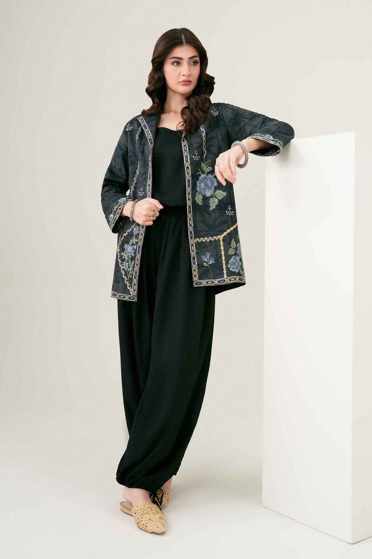 Printed Embroidered Jacket - ST1JE-PRET26WV2-5 for Women - Pret Collection | Nishat | Shop Online