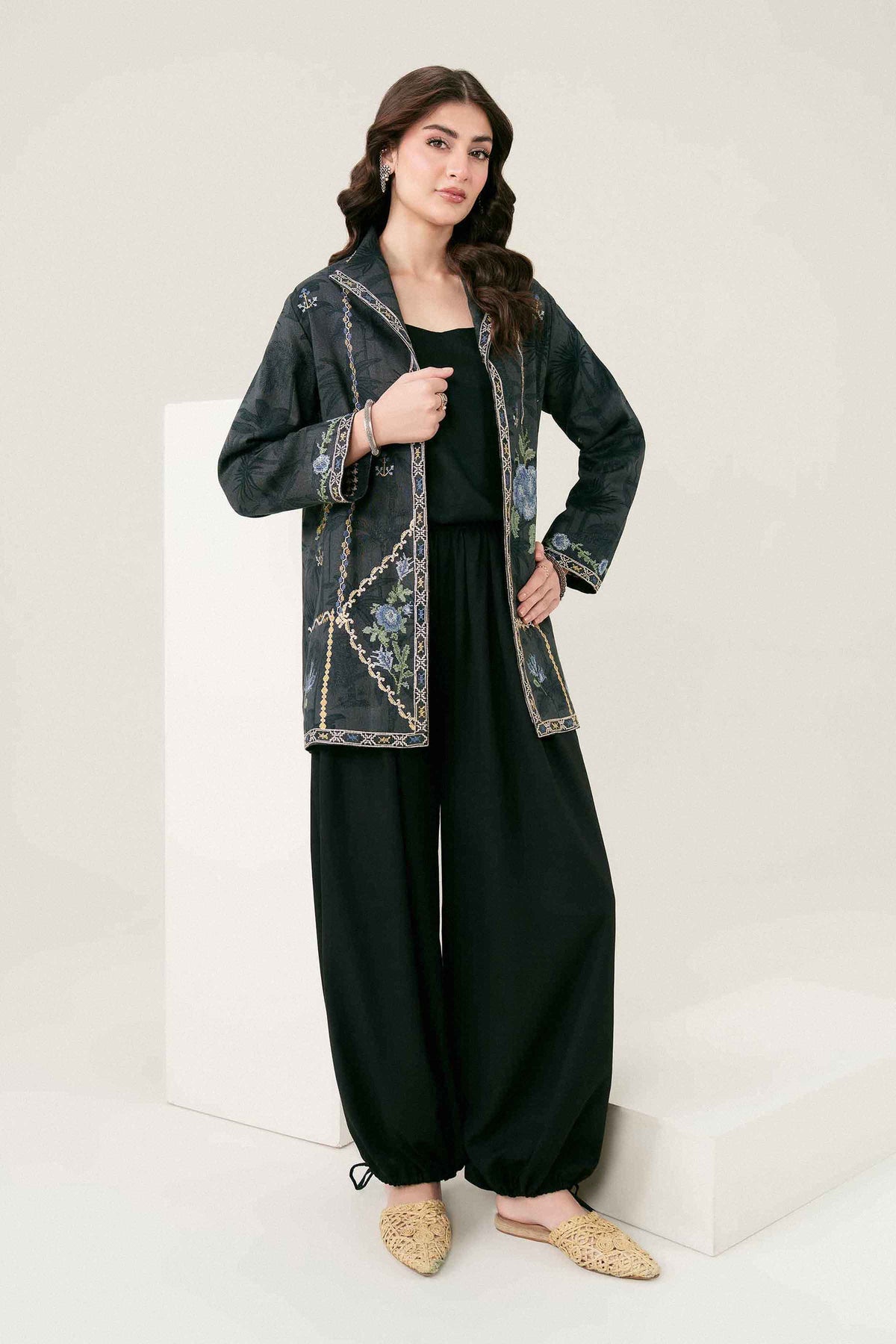 Printed Embroidered Jacket - ST1JE-PRET26WV2-5 for Women - Pret Collection | Nishat | Shop Online