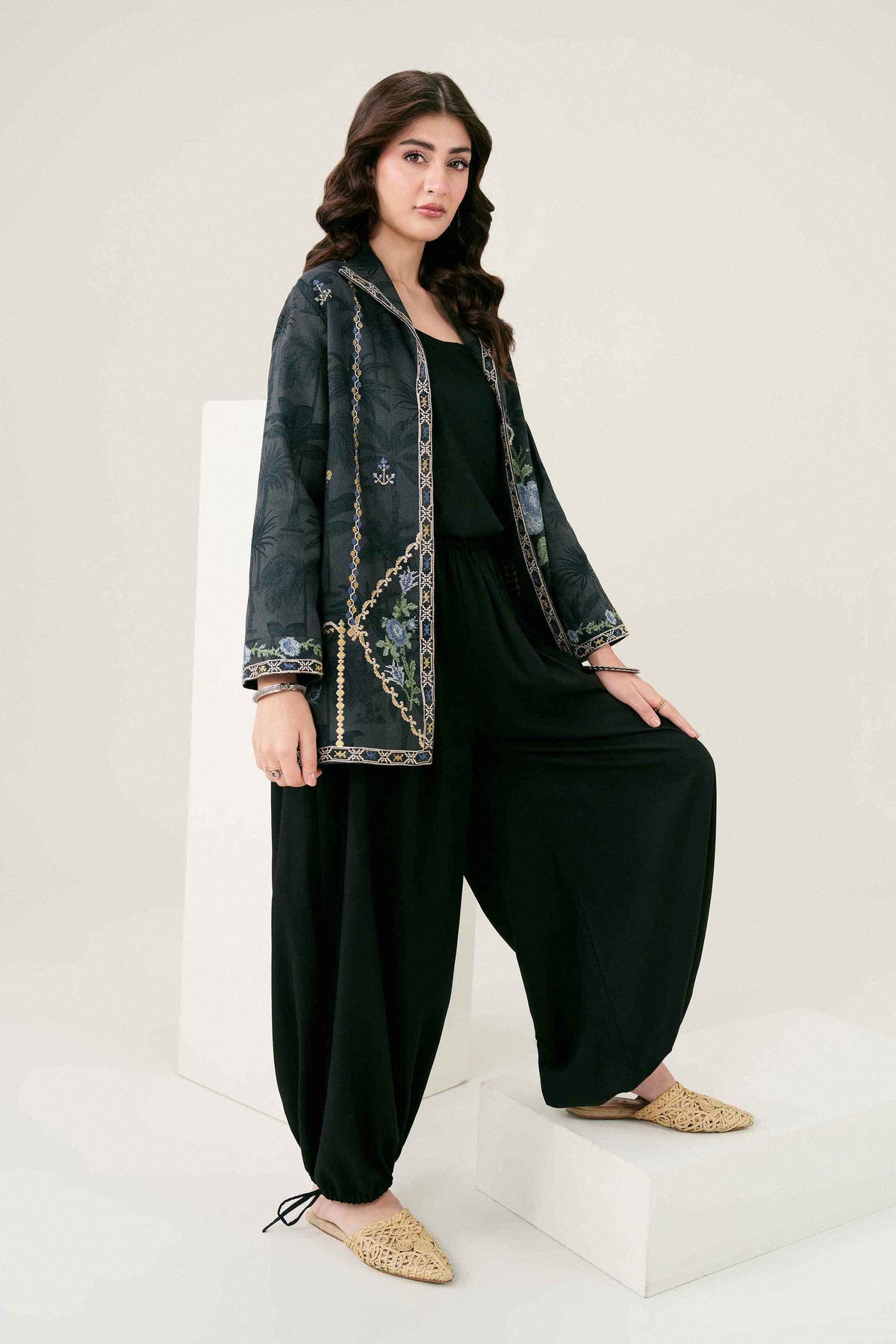 Printed Embroidered Jacket - ST1JE-PRET26WV2-5 for Women - Pret Collection | Nishat | Shop Online