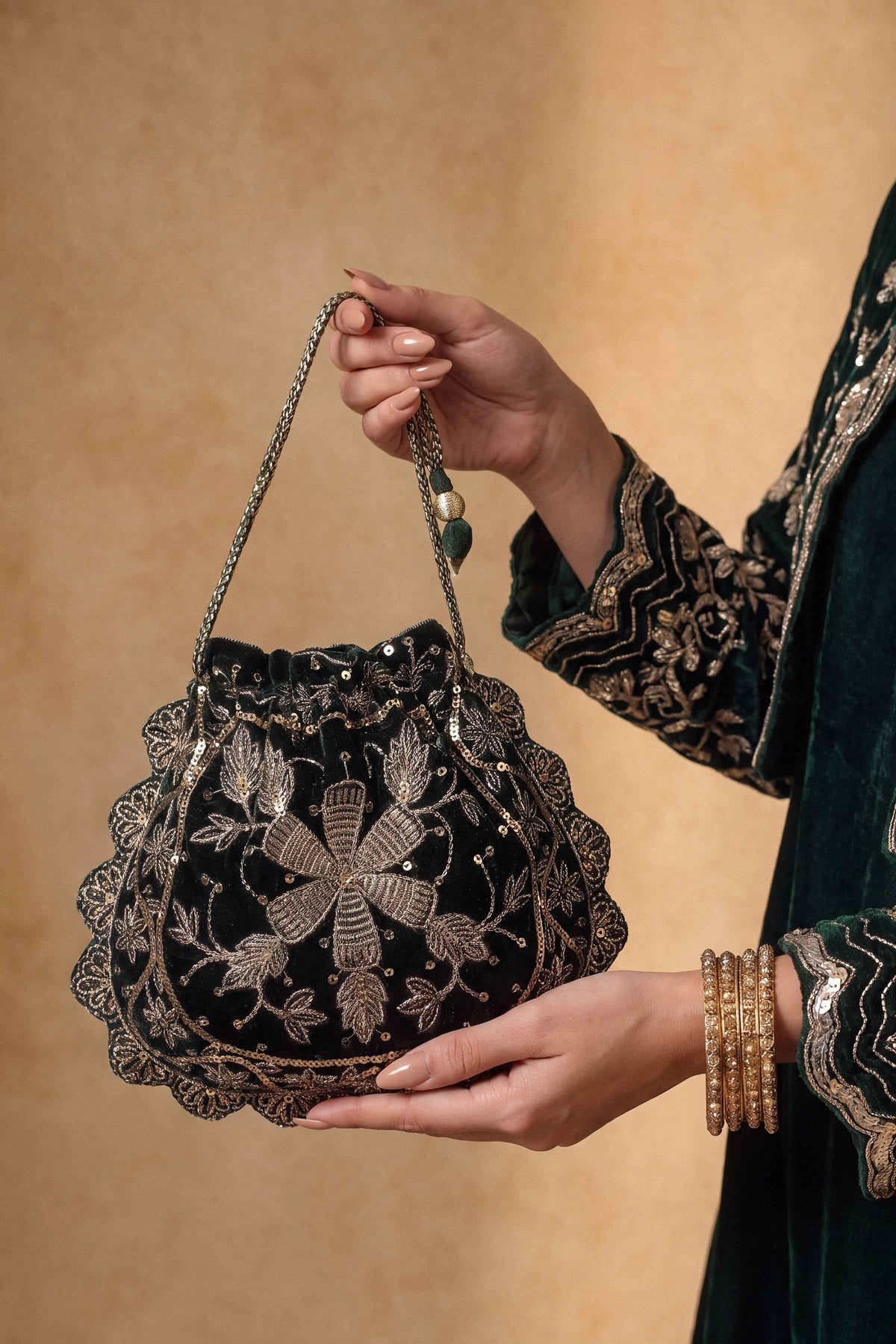 Embroidered Pouch - ST1PE-LUXE26WV1-7  for Women - Pret Collection | Nishat | Shop Online