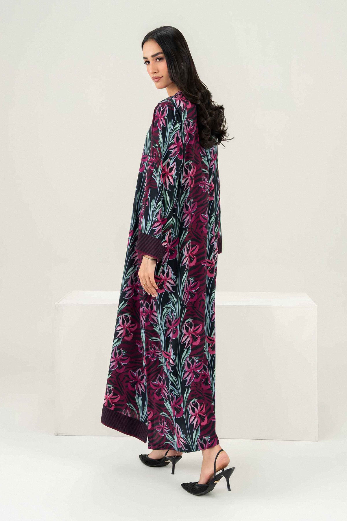 Printed Jalabiya - ST1S-JALA26WV2-14 for Women -  Pret Collection | Nishat | Shop Online