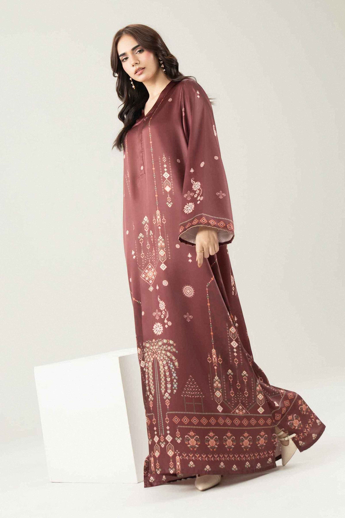 Printed Jalabiya - ST1S-JALA26WV2-17