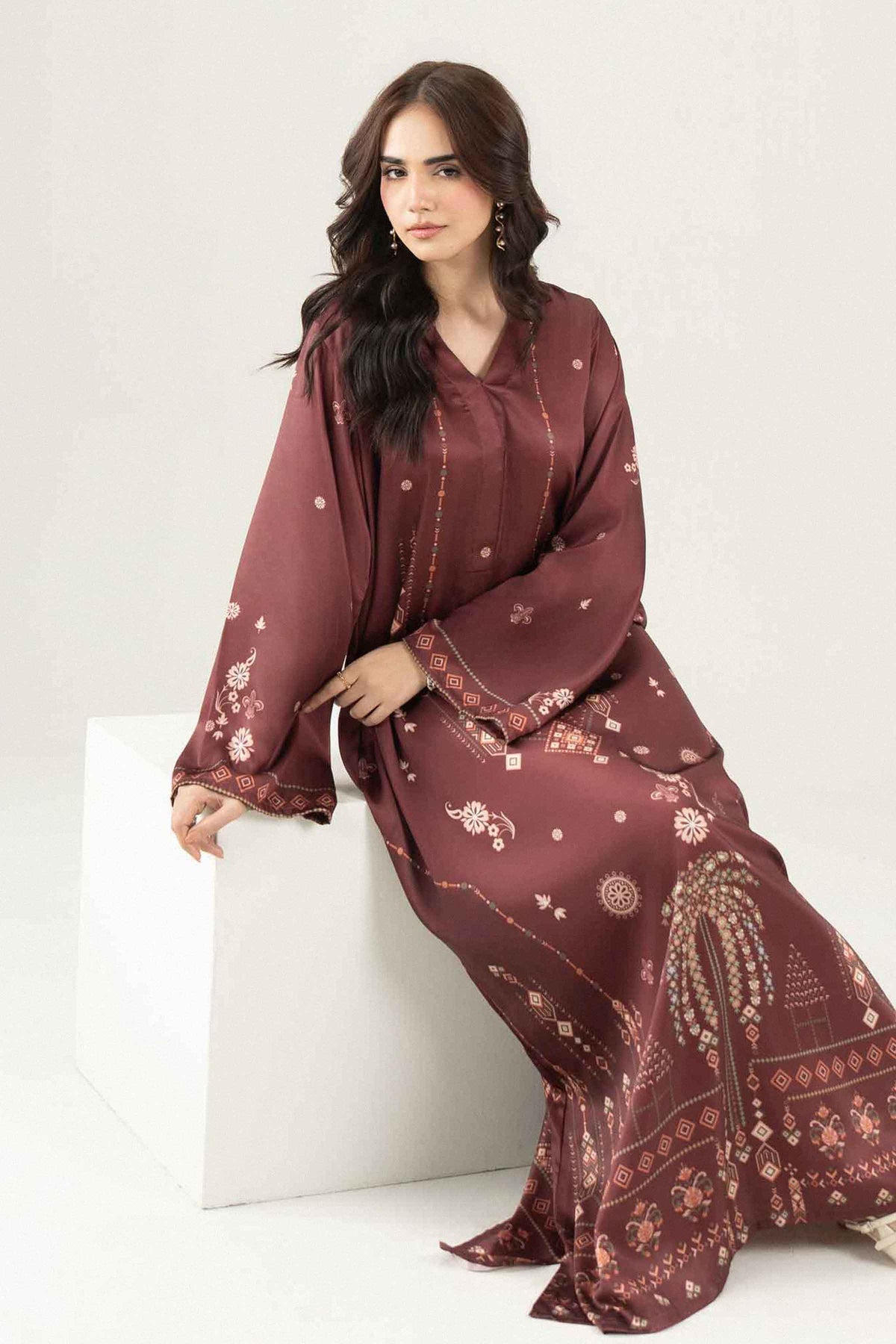 Printed Jalabiya - ST1S-JALA26WV2-17