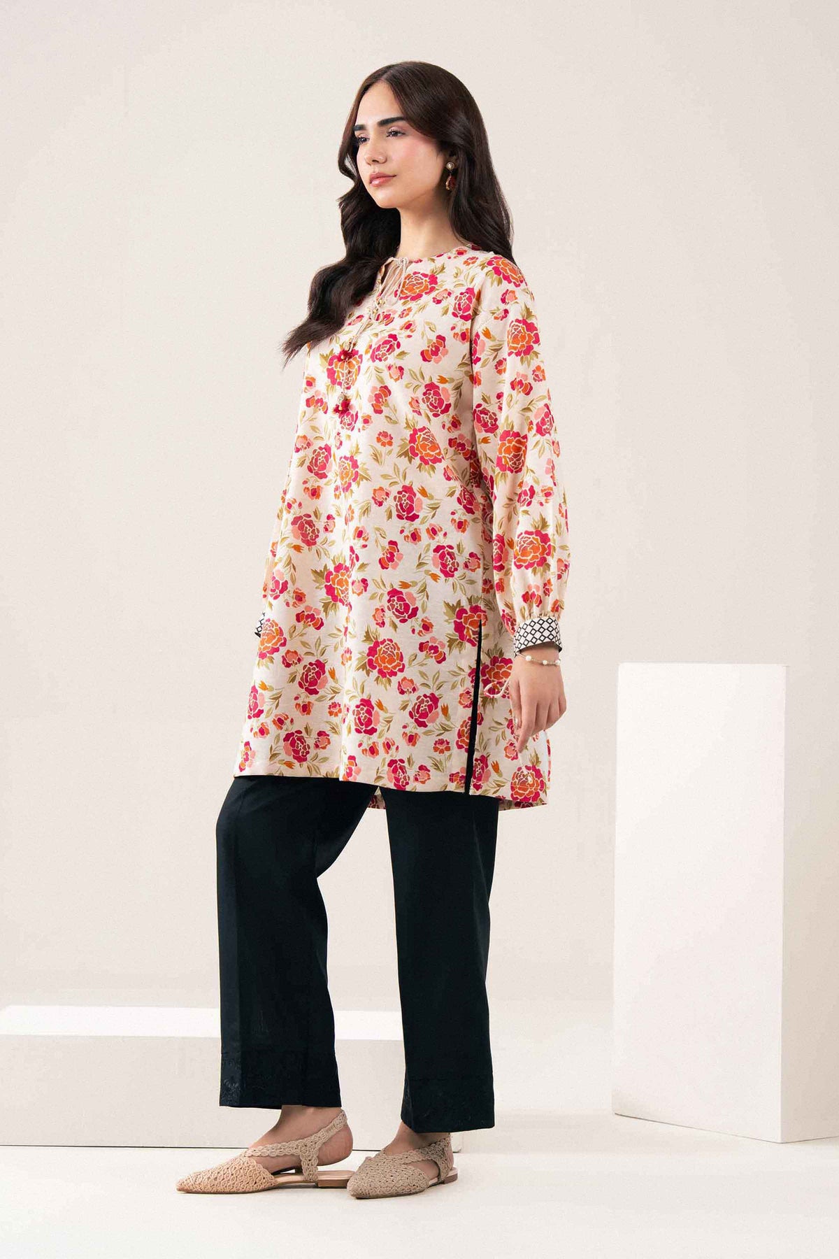 Printed Shirt - ST1S-PRET26WV2-2 for Women -  Pret Collection | Nishat | Shop Online