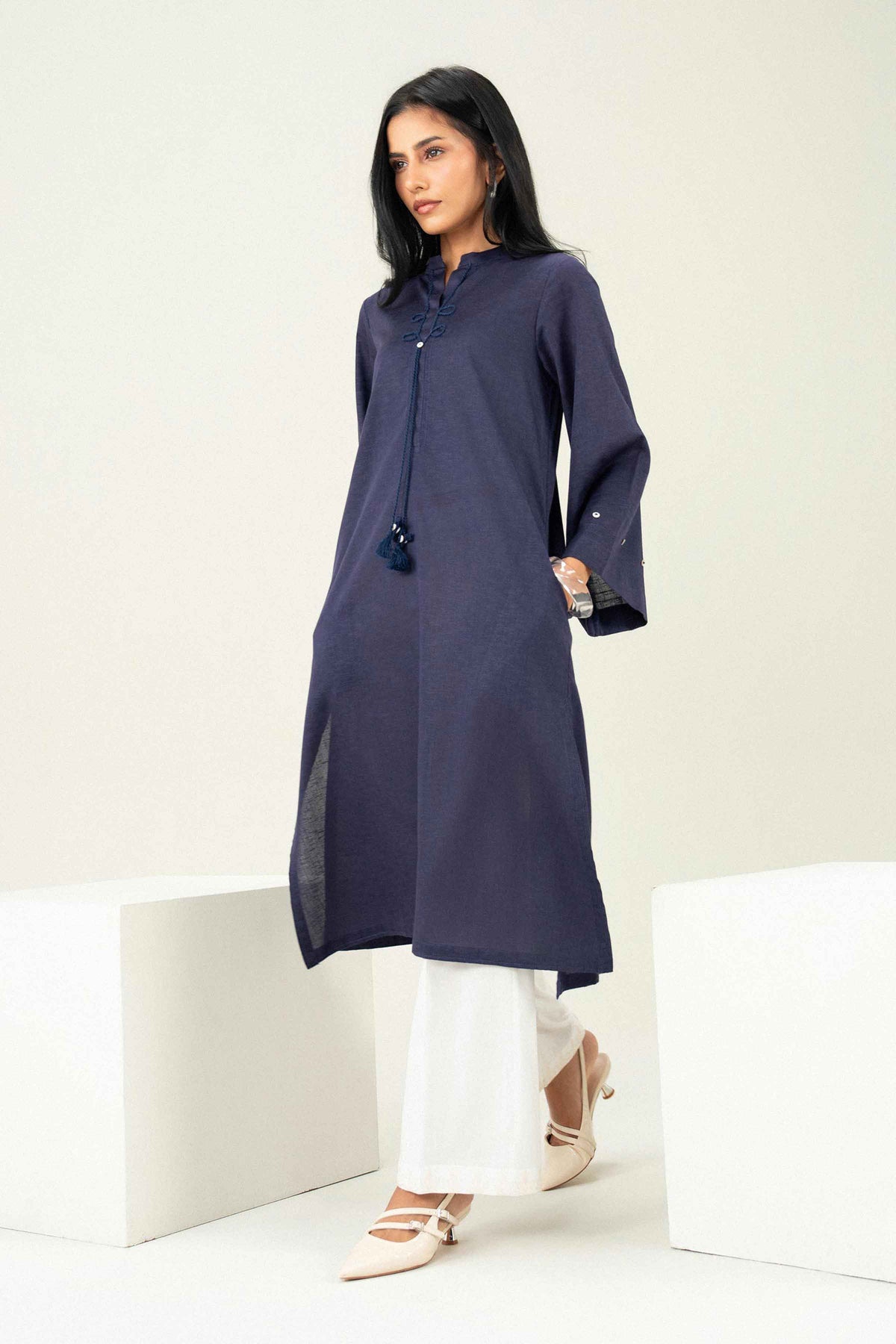 Solid Shirt - ST1S-PRET26WV2-4  for Women - Pret Collection | Nishat | Shop Online