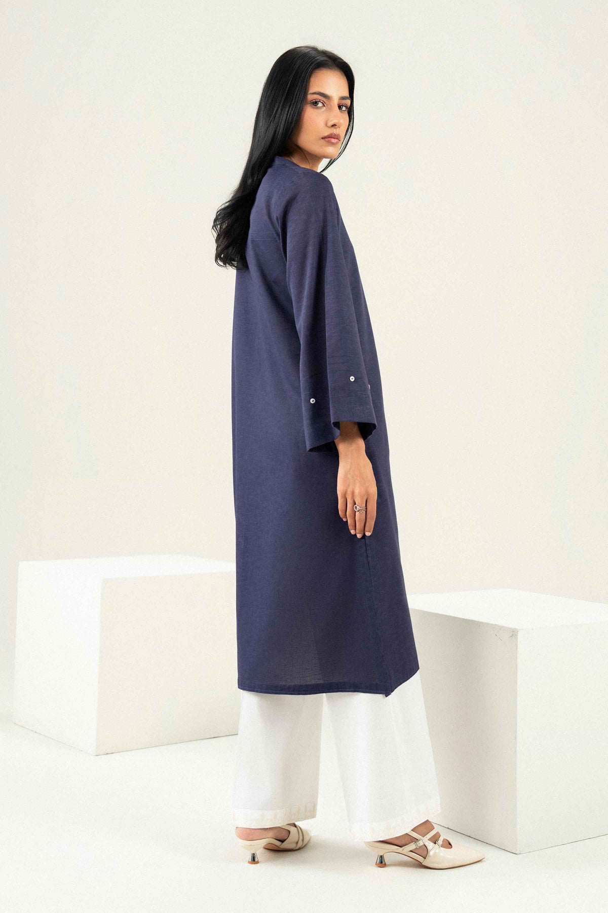 Solid Shirt - ST1S-PRET26WV2-4  for Women - Pret Collection | Nishat | Shop Online