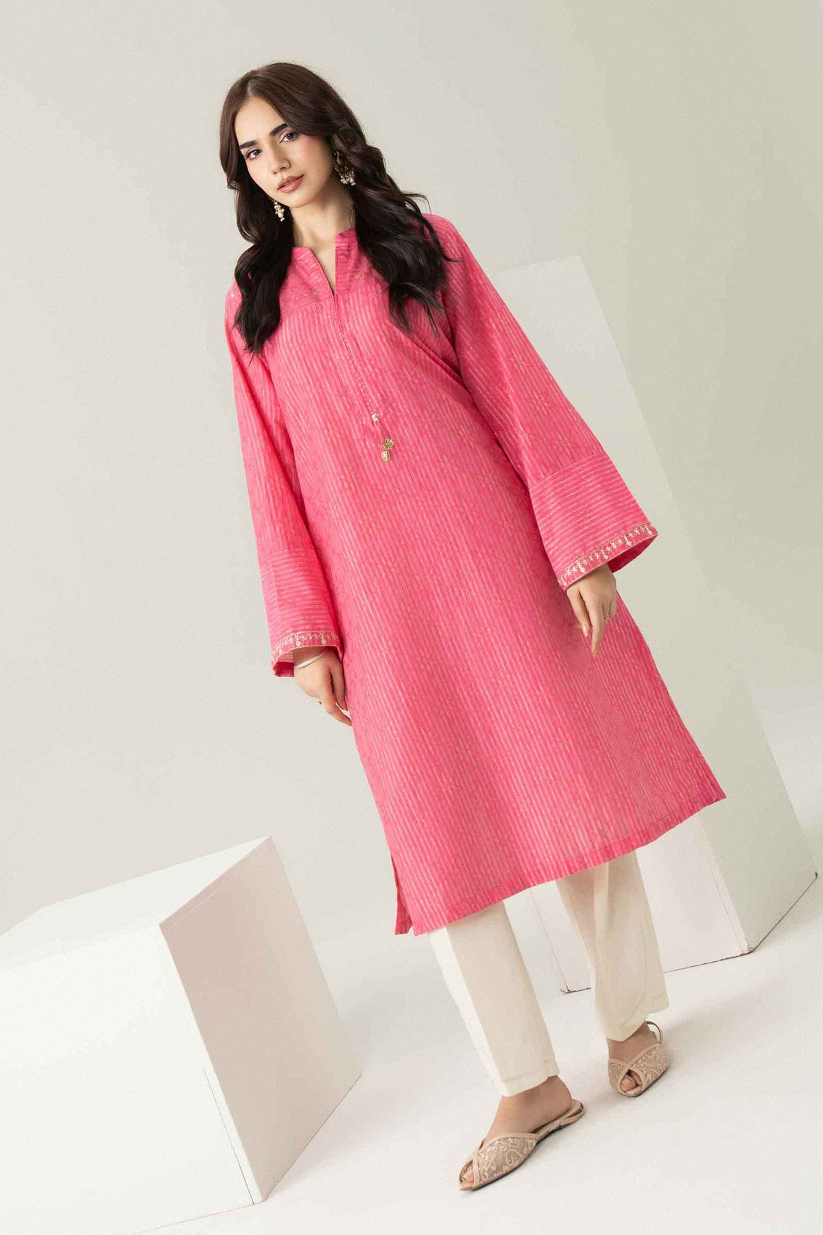 Solid Shirt - ST1S-PRET26WV3-3  for Women - Pret Collection | Nishat | Shop Online