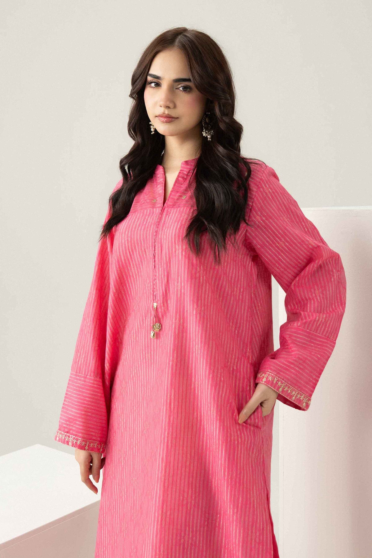 Solid Shirt - ST1S-PRET26WV3-3  for Women - Pret Collection | Nishat | Shop Online