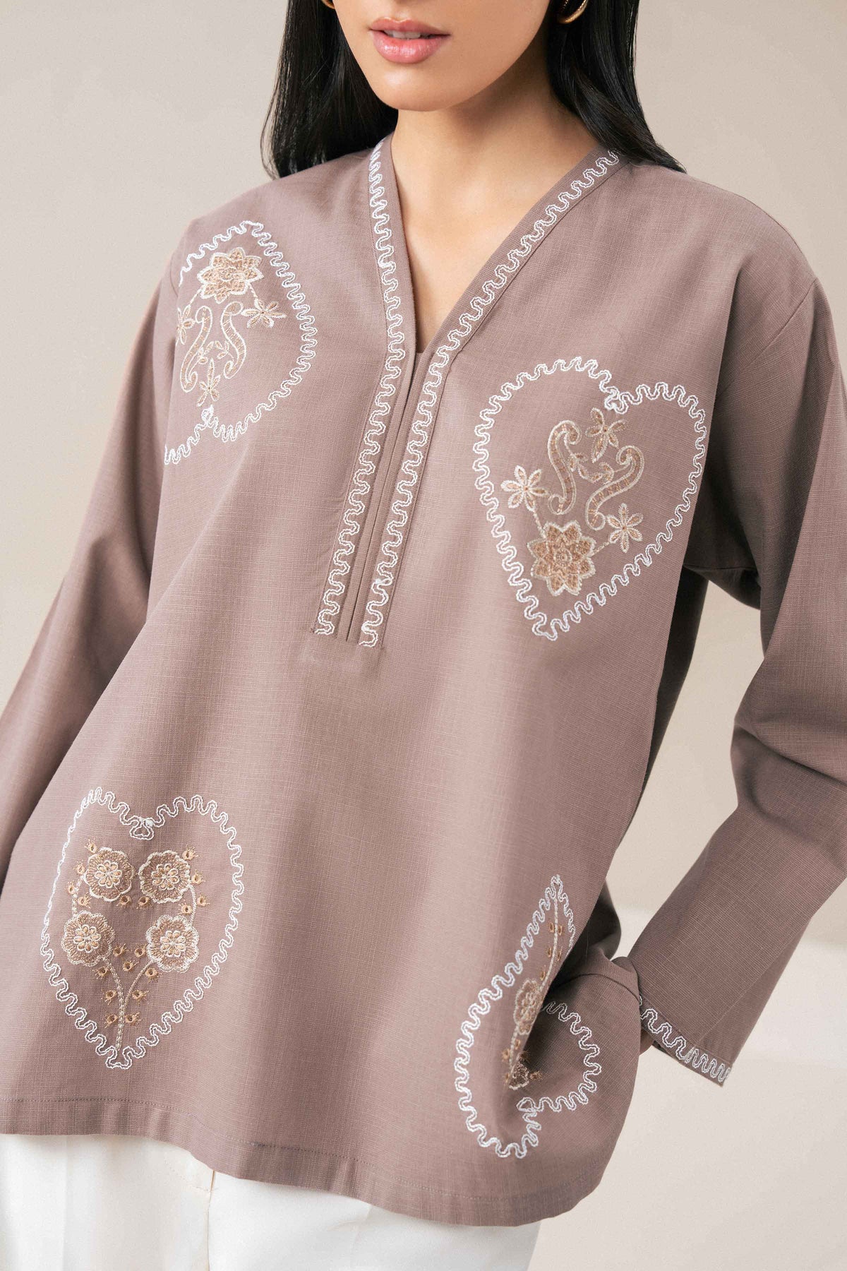 Embroidered Shirt - ST1SE-AURA26WV2-2