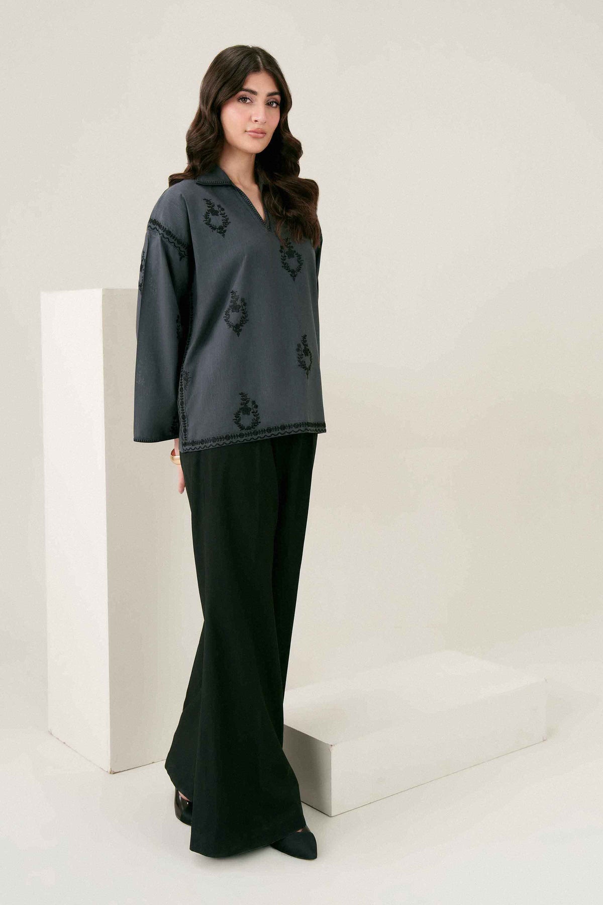 Embroidered Shirt - ST1SE-AURA26WV2-4 for Women - Pret Collection | Nishat | Shop Online