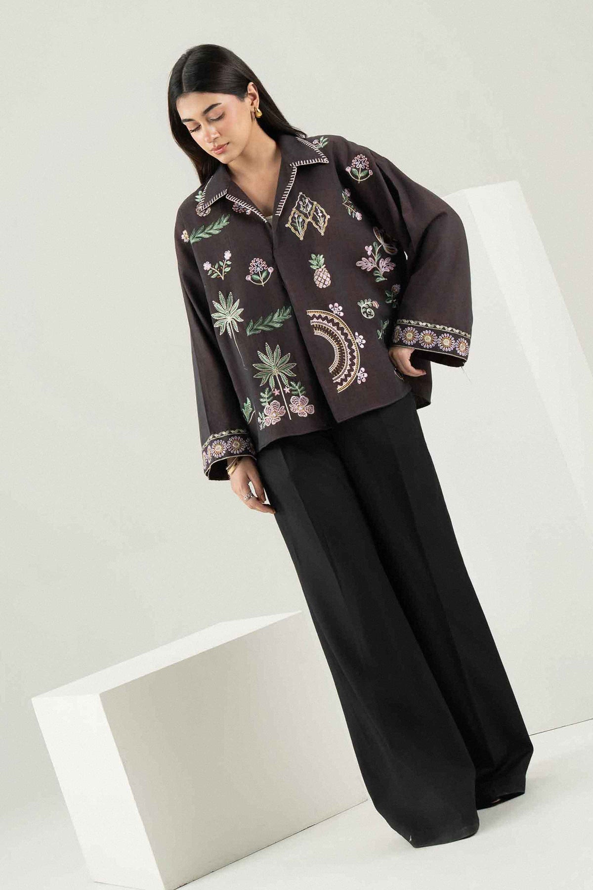 Embroidered Shirt - ST1SE-AURA26WV3-2  for Women - Pret Collection | Nishat | Shop Online