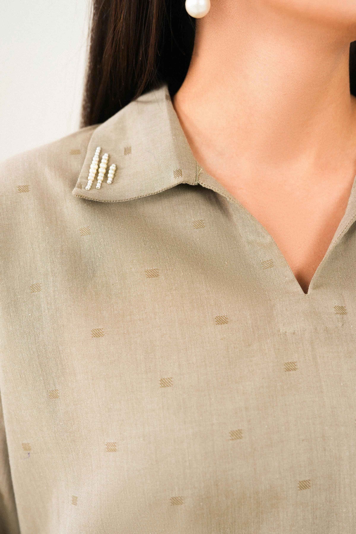 Solid Shirt - ST1SE-AURA26WV3-4  for Women - Pret Collection | Nishat | Shop Online