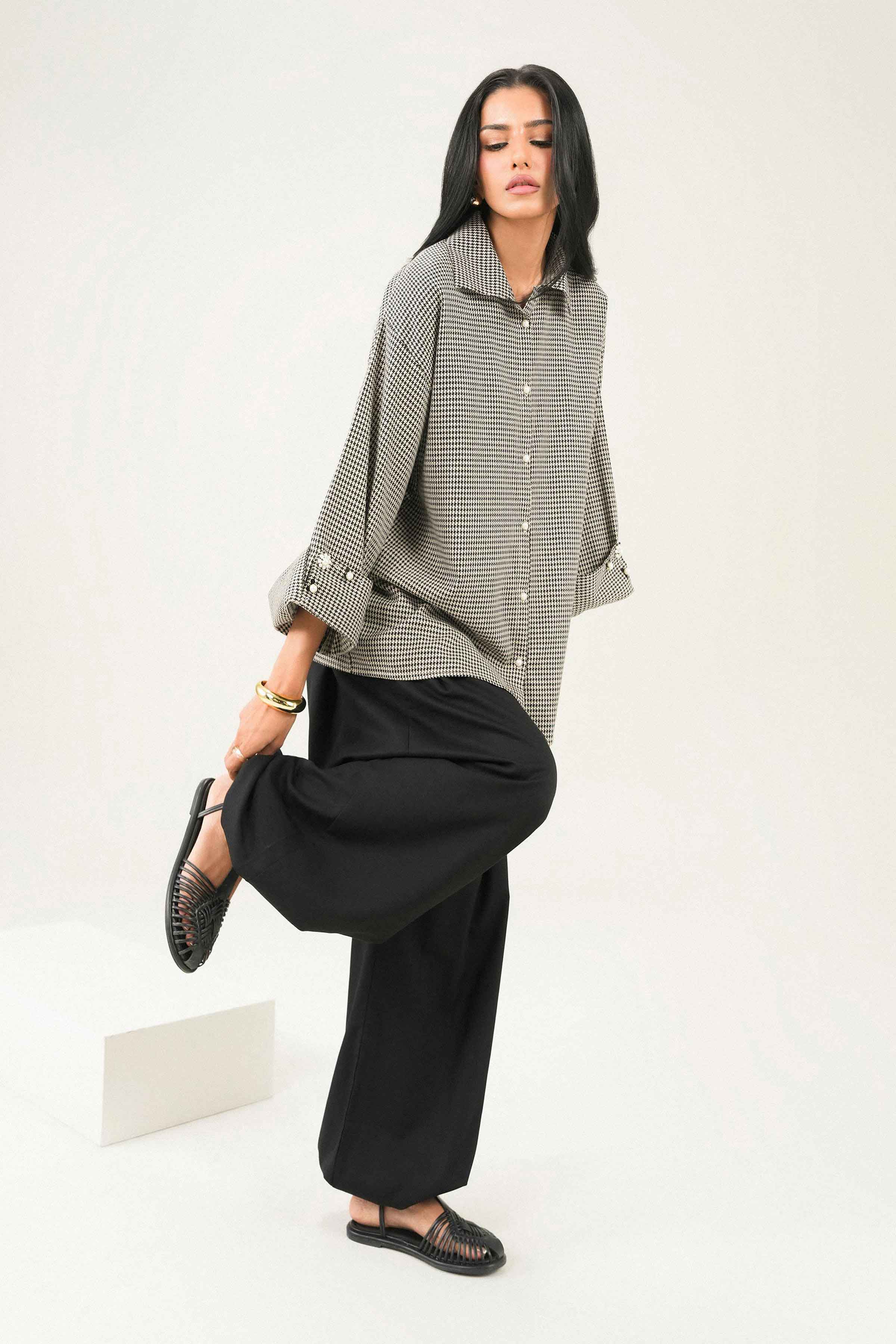 Printed Shirt - ST1SE-AURA26WV3-5 for Women - Pret Collection | Nishat | Shop Online 