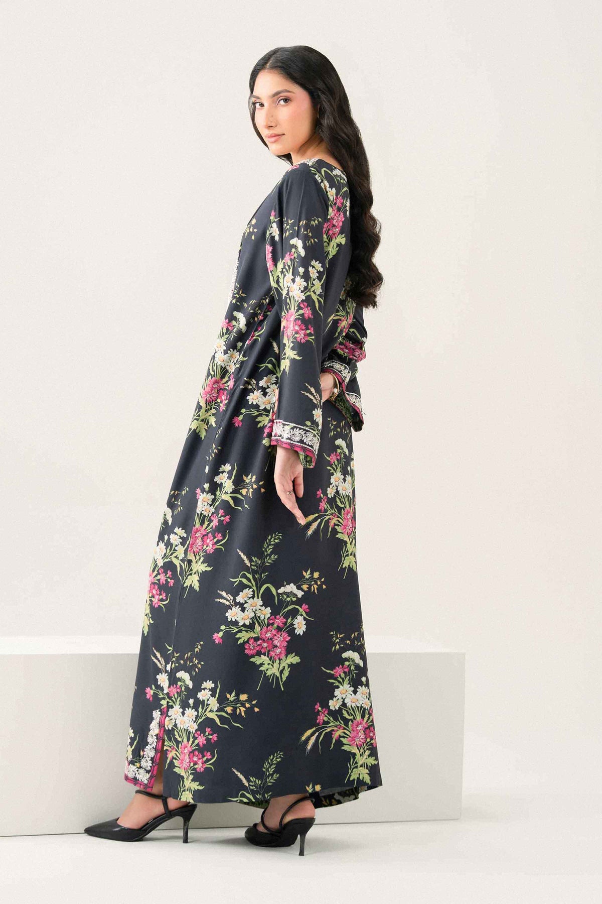 Printed Embroidered Jalabiya - ST1SE-JALA26WV3-7