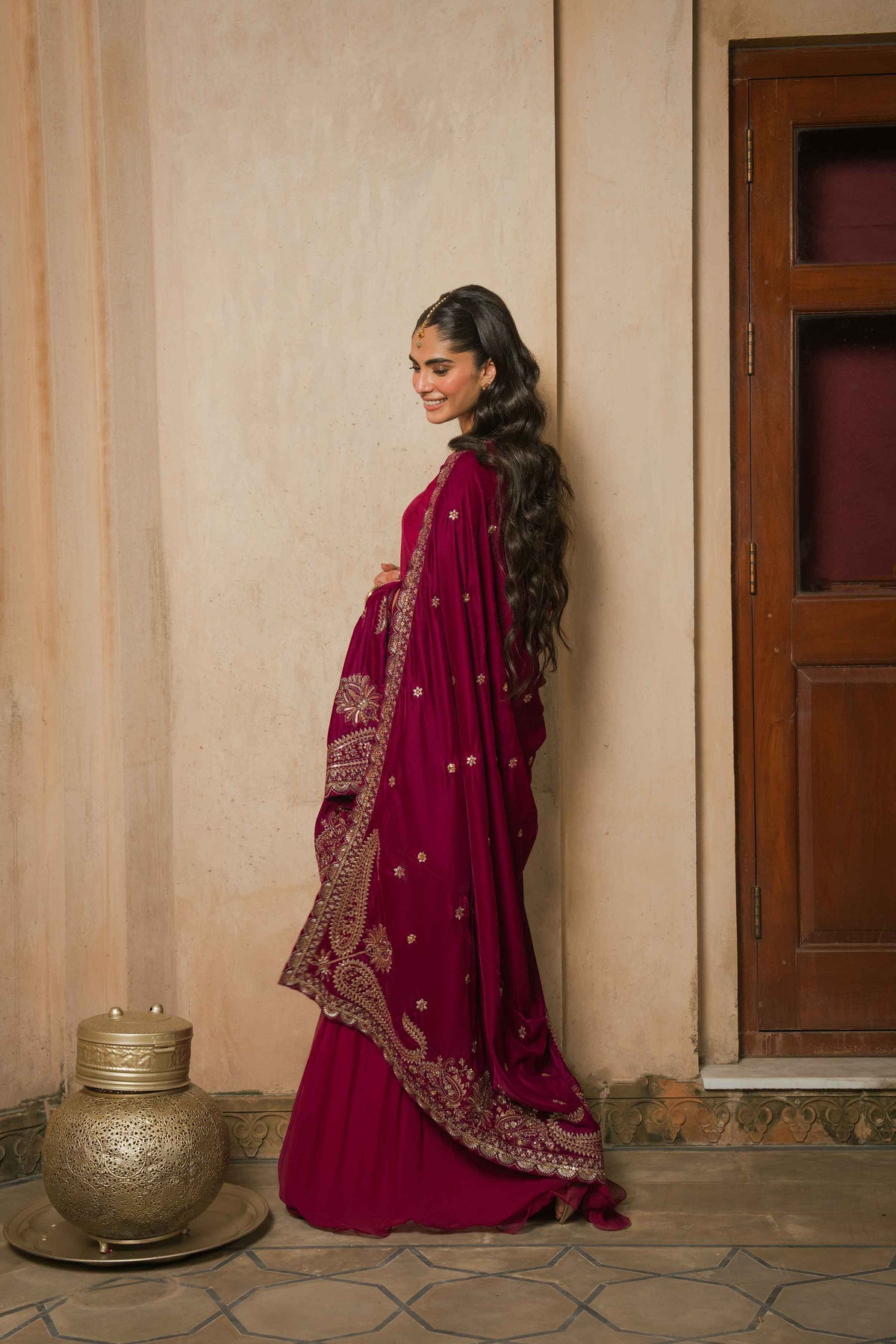 Embroidered Shawl - ST1SE-LUXE26WV1-2  for Women - Pret Collection | Nishat | Shop Online