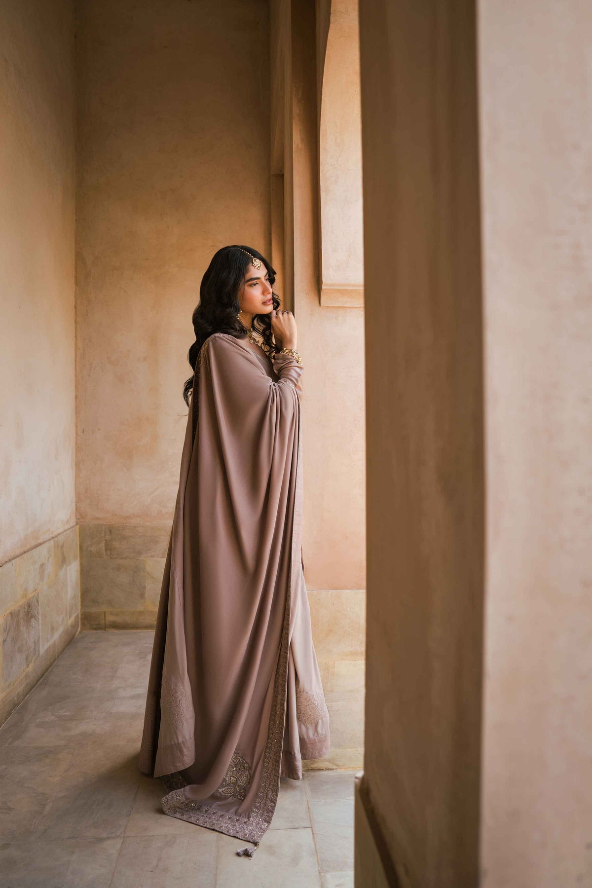 Embroidered Shawl - ST1SE-LUXE26WV1-4  for Women - Pret Collection | Nishat | Shop Online